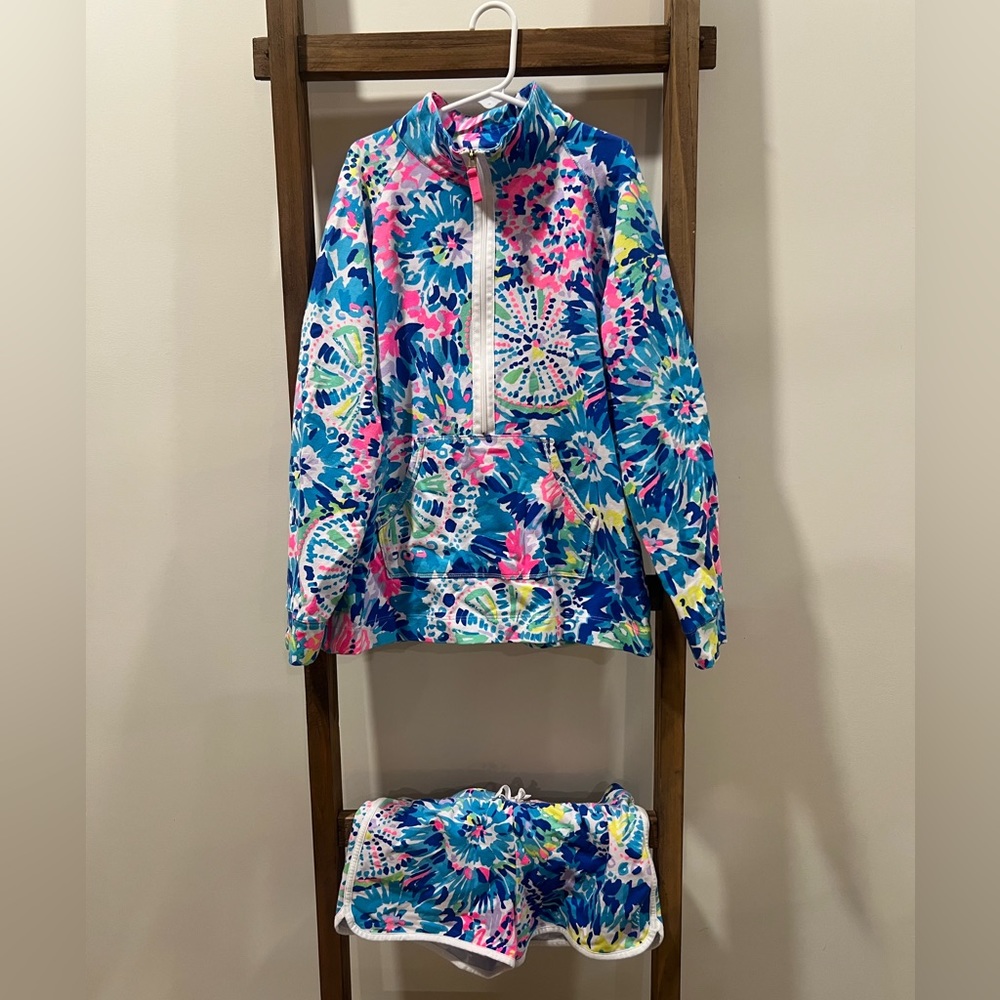 Lilly Pulitzer Girls DIVE IN SKIPPER POPOVER pullover